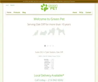 Greenpetdallas.com(Green Pet) Screenshot