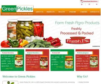 Greenpickles.com(Green Pickles) Screenshot