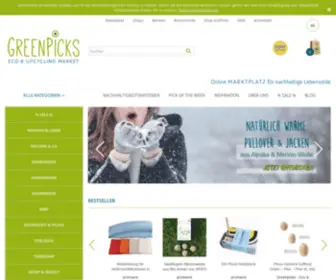 Greenpicks.de(Eco & Upcycling Market) Screenshot