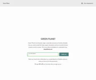 Greenplanet.com(Green Planet Envronmental Ltd working with the environment and embracing the principles of fair trade and ethical business) Screenshot