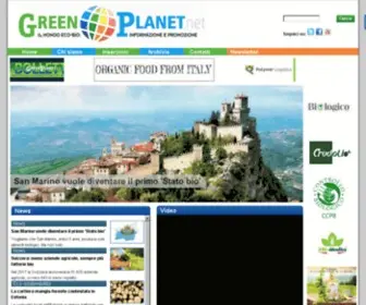 Greenplanet.net(News dal mondo del biologico) Screenshot