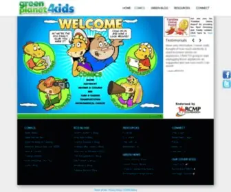 Greenplanet4Kids.com(Green Planet 4 Kids) Screenshot