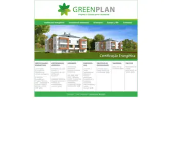 Greenplan.pt(GREENPLAN Consultoria Ambiental. Certificado Energético e Acústico) Screenshot