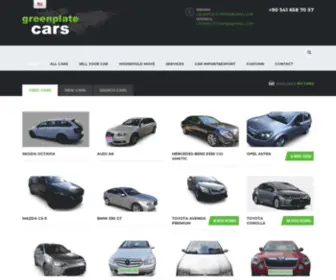 Greenplatecars.com(Diplomatic Car Sale) Screenshot