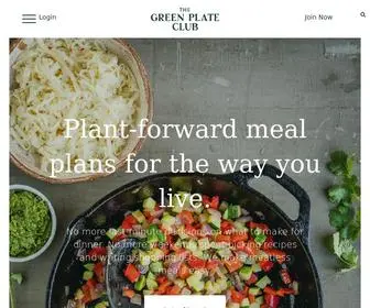 Greenplateclub.com(Green Plate Club) Screenshot