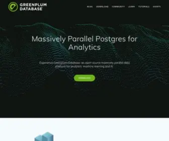 Greenplum.org(Greenplum Database) Screenshot