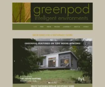 Greenpoddevelopment.com(Modular ADU and Tiny Home Builder) Screenshot