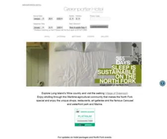 Greenporterhotel.com(GREENPORTER HOTEL) Screenshot