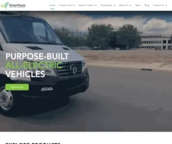 Greenpowermotor.com(GreenPower Motor Company) Screenshot