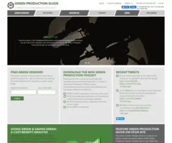 Greenproductionguide.com(Green Production Guide) Screenshot