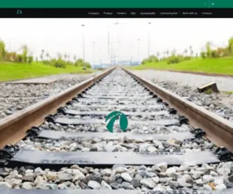 Greenrailgroup.com(Le traverse sostenibili) Screenshot