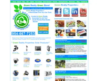 GreenrealtygreenStore.com(Green Realty) Screenshot