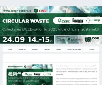 Greenreport-Conferinte.ro(Conferințele Green Report) Screenshot