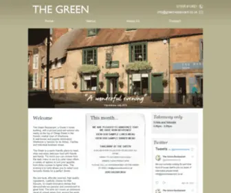 Greenrestaurant.co.uk(The Green Restaurant) Screenshot