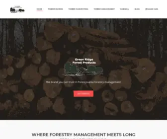 Greenridgeforestry.com(Green Ridge Forest Products) Screenshot