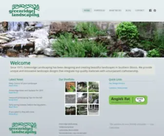 Greenridgelandscaping.com(Greenridge Landscaping Inc) Screenshot