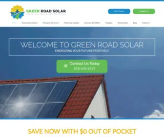 Greenroadsolar.com(Solar Panels Sun Valley) Screenshot