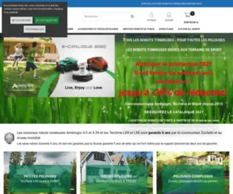 Greenrobots.fr(Conseil, vente et SAV de Tondeuse à Gazon Automatique) Screenshot