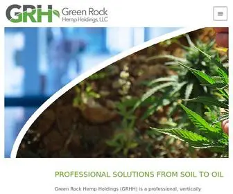 Greenrockhempholdings.com(A professional) Screenshot