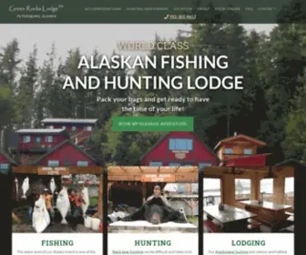 Greenrockslodge.com(Alaska Wilderness Lodge) Screenshot