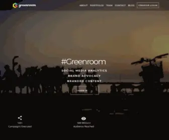 Greenroomnow.com(Greenroom) Screenshot