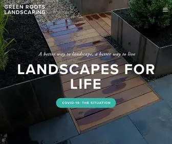 Greenrootslandscaping.ca(Green Roots Landscaping) Screenshot