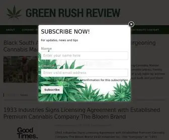 Greenrushreview.com(Greenrushreview) Screenshot