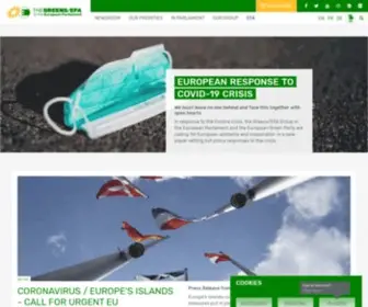 Greens-Efa.eu(Greens/EFA) Screenshot