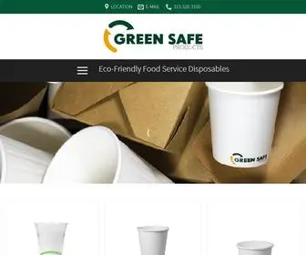 Greensafeproducts.com(Compostable food packaging) Screenshot