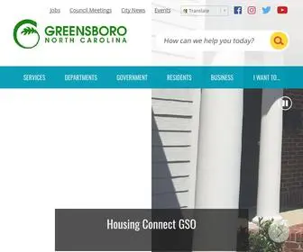 Greensboro-NC.gov(Greensboro, NC) Screenshot
