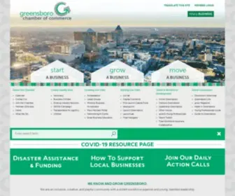 Greensboro.org(Greensboro Chamber of Commerce) Screenshot