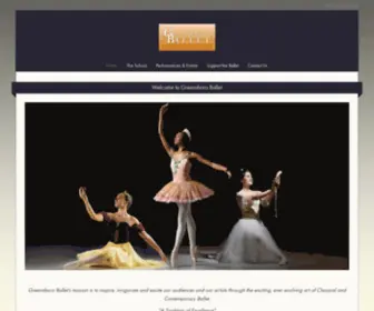 Greensboroballet.org(Greensboro Ballet) Screenshot