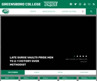 Greensborocollegesports.com(Greensboro College Athletics) Screenshot
