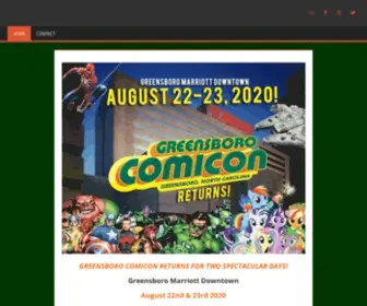 Greensborocomicon.com(Greensboro Comicon) Screenshot