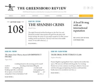 Greensbororeview.org(The Greensboro Review) Screenshot