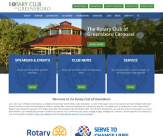 Greensbororotary.org(Rotary Club of Greensboro) Screenshot