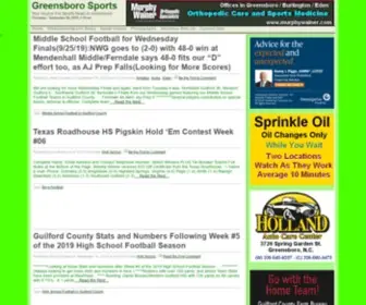 Greensborosports.com(Greensboro Sports) Screenshot