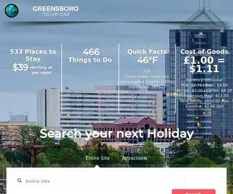 Greensborotourism.com(Greensboro Tourism Index) Screenshot