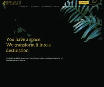 Greenscapedecor.com(Artificial Plants) Screenshot