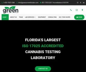 Greenscientificlabs.com(Certified Marijuana) Screenshot