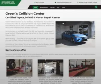 Greenscollisioncenter.com(Green's Collision Center) Screenshot