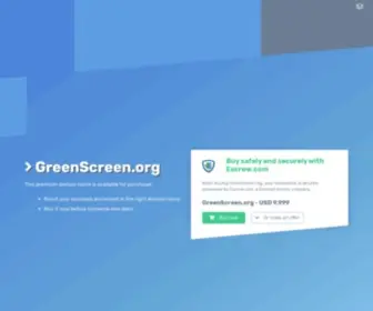 Greenscreen.org(出会い) Screenshot