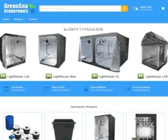 Greenseahydroponics.co.uk(Create an Ecommerce Website and Sell Online) Screenshot