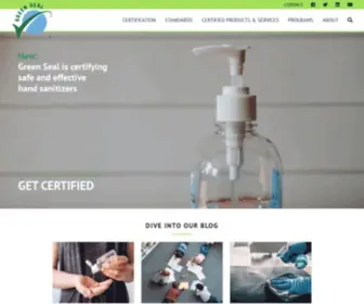 Greenseal.org(Green Seal) Screenshot
