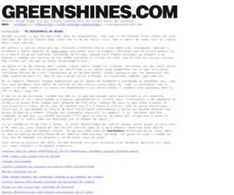 Greenshines.com(Greenshines es una publicaci) Screenshot