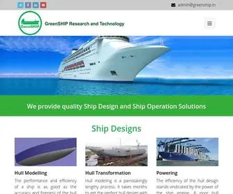 Greenship.in(GreenSHIP Research and Technology Pvt) Screenshot