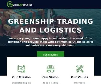 Greenshiplogistics.in(Greenship) Screenshot