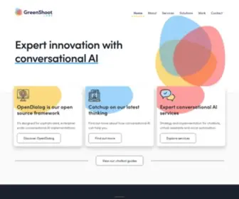 Greenshootlabs.com(Conversational AI & Chatbot Agency) Screenshot