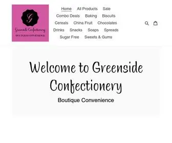 Greensideconfectionery.com(Greenside Confectionery) Screenshot