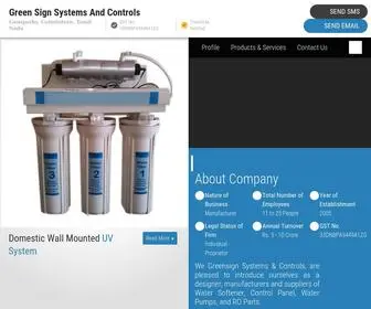 Greensignsystems.com(Green Sign Systems And Controls) Screenshot